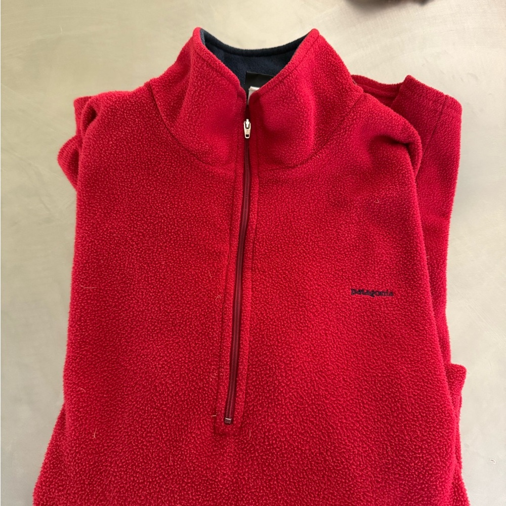 Patagonia Red Fleece Pullover